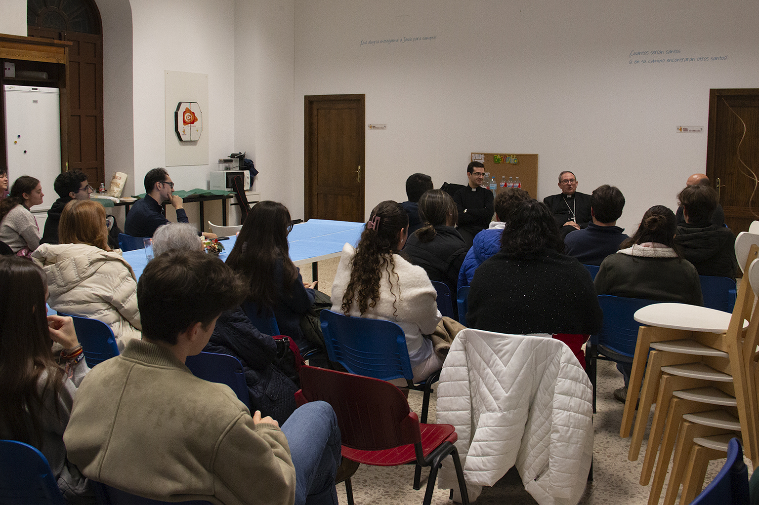 El obispo se reunió con la Pastoral Universitaria